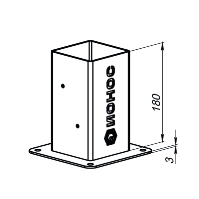 Коннектор торцевой, IO-CUBE